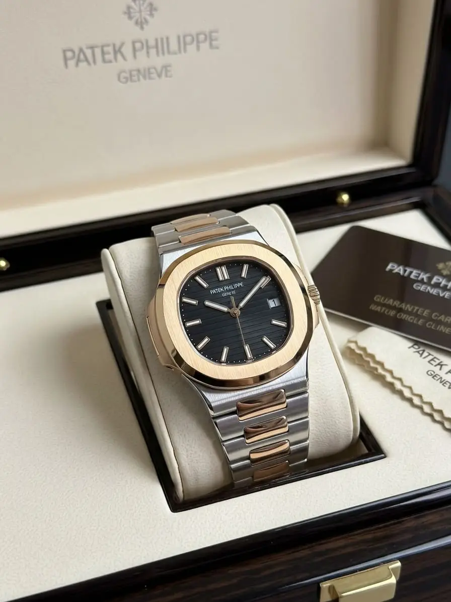 PATEK PHILIPPE Nautilus Two-Tone Automatic Men's Watch