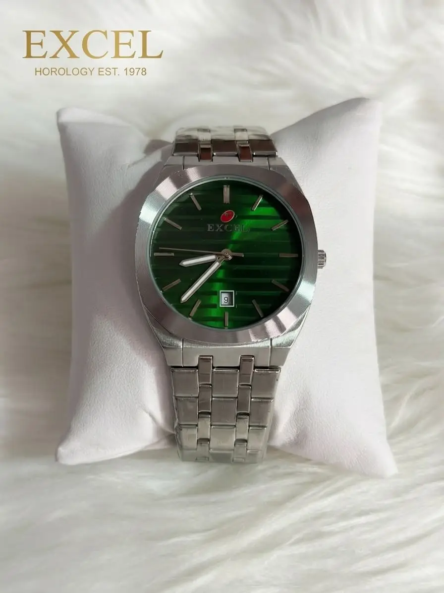XCEL Emerald Green Dial Stainless Steel Men's Watch
